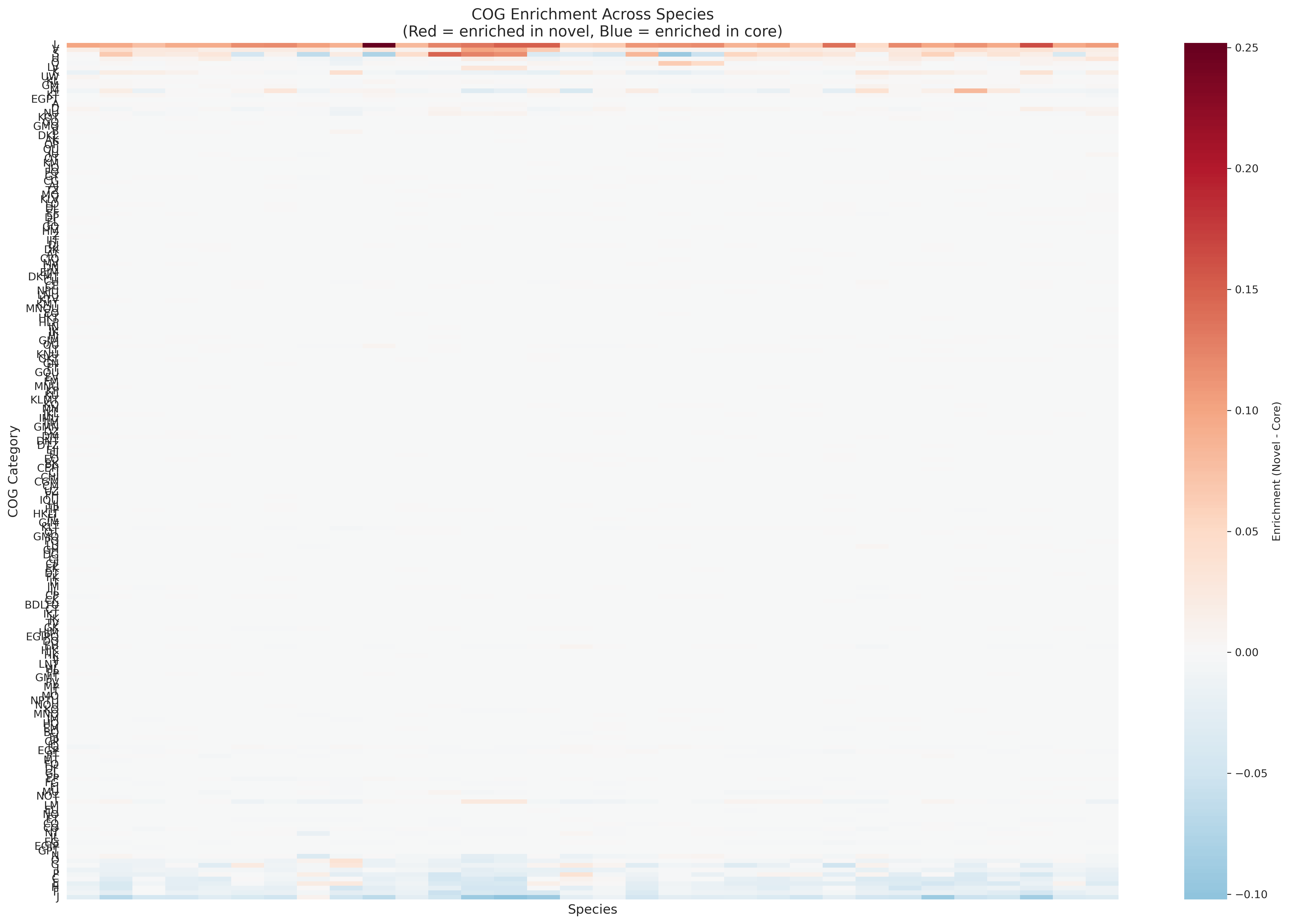 Multi Species Enrichment Heatmap
