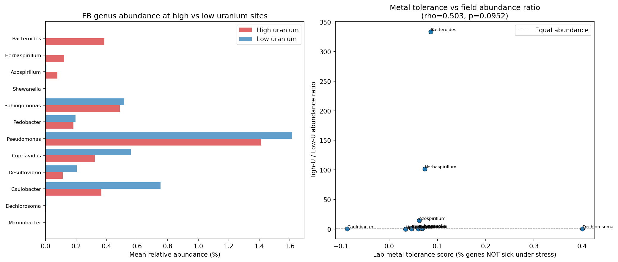 Metal Tolerance Score